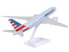 Boeing 787-8 Commercial Aircraft "American Airlines" (N800AN) Gray with Blue and Red Tail (Snap-Fit) 1/200 Plastic Model by Skymarks