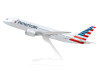 Boeing 787-8 Commercial Aircraft "American Airlines" (N800AN) Gray with Blue and Red Tail (Snap-Fit) 1/200 Plastic Model by Skymarks