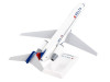 Boeing 717 Commercial Aircraft "Delta Air Lines" (N989AT) White with Blue and Red Tail (Snap-Fit) 1/130 Plastic Model by Skymarks