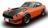 1/18 Sunstar 1970 Fairlady Z (S30) RHD (Orange with Carbon Hood) Diecast Car Model