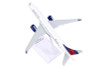 Airbus A220-300 Commercial Aircraft "Delta Air Lines" (N301DU) White with Red and Blue Tail (Snap-Fit) 1/200 Plastic Model by Skymarks