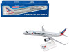 Airbus A321neo Commercial Aircraft "American Airlines" (N400AN) Gray with Red and Blue Tail (Snap-Fit) 1/150 Plastic Model by Skymarks