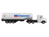 Chevron Tanker Truck White "Chevron" 1/50 Diecast Model by Daron