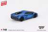 1/64 Mini GT Lamborghini Revuelto (Blu Eleos Blue) Diecast Car Model