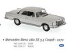 1/43 MINICHAMPS MERCEDES-BENZ 280 SE 3.5 COUPE - 1970 - BLACK Diecast Car Model