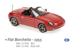 1/43 MINICHAMPS FIAT BARCHETTA - 1995 - D´BLUE MET. Diecast Car Model