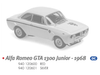 1/43 Minichamps ALFA ROMEO GTA 1300 JUNIOR - 1968 - RED Diecast Car Model