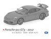 1/43 Minichamps PORSCHE 911 (991) GT3 - 2012 - SILVER - SPORT AUTO Diecast Car Model