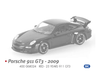 1/43 Minichamps PORSCHE 911 GT3 - 2009 - RED - 25 YEARS Diecast Car Model