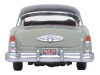 1955 Buick Century Windsor Gray and Dover White with Carlsbad Black Top 1/87 (HO) Scale Diecast Model Car by Oxford Diecast