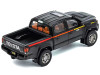 Toyota Tacoma TRD PRO Pickup Truck Black with Stripes 1/64 Diecast Model Car by GCD