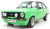 1/18 Sunstar 1976 Ford Escort MKII RS Mexico (Green) Diecast Car Model