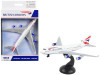 Boeing 747 Commercial Aircraft "British Airways" (G-XLEA) White with Blue and Red Diecast Model Airplane by Daron