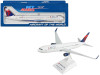 Boeing 767-300 Commercial Aircraft "Delta Air Lines" (N178DZ) White with Red and Blue (Snap-Fit) 1/150 Plastic Model by Skymarks