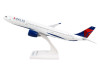 Airbus A330-900 Commercial Aircraft with Landing Gear "Delta Air Lines" (N401DZ) White with Blue and Red Tail (Snap-Fit) 1/200 Plastic Model by Skymarks