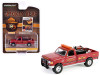 1990 Ford F-250 Pickup Truck with Fire Equipment Hose and Tank Red "Carelessness Kills Tomorrow's Trees Too! Prevent Forest Fires!" "Smokey Bear" Series 3 1/64 Diecast Model Car by Greenlight