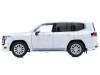 1/64 Kyosho Mini Car & Book Toyota Land Cruiser Limited Edition (White) Car Model