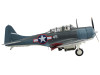 Douglas SBD-5 Dauntless Bomber Aircraft "VB-16 USS Lexington" (1943) United States Navy "Premium Collection" 1/32 Diecast Model by Hobby Master