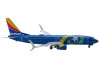 Boeing 737-800 Commercial Aircraft "Southwest Airlines - Nevada One" (N8646B) Blue with Striped Tail 1/400 Diecast Model Airplane by GeminiJets