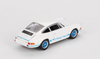 1/64 Mini GT 911 Carrera RS 2.7 Grand Prix (White with Blue Livery) Diecast Car Model