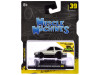 1983 Toyota Sprinter Trueno (AE86) White with Carbon Hood 1/64 Diecast Model Car by Muscle Machines