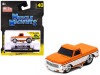 1972 Chevrolet C-10 Pickup Truck Orange and White 1/64 Diecast Model Car by Muscle Machines