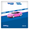 1/64 Tarmac Works Porsche 911 RWB 997 Toyo Tires (Pink) Diecast Car Model