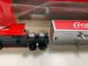DAMAGED AS IS Classic Long Hauler Tractor Trailer "Coca-Cola" Red 1/87 (HO) Scale Diecast Model by Motorcity Classics