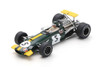 1/43 Spark 1968 Formula 1 Jochen Rindt Brabham BT26 #5 3rd German GP Car Model