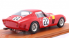 1/12 TopMarques 1962 Ferrari 250 GTO #22 3rd 24h LeMans Equipe Nationale Belge Léon Dernier, Jean Blaton Car Model