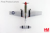 1/48 Hobby Master P-51D Mustang 335 FS/4 FG "Captain Ted Lines" Diecast Model