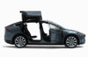 Full Customization of 1/18 Official Dealer Edition Tesla Model X P100D (Black) Full Open Diecast Car Model