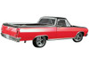 1/18 ACME Custom 1965 Chevrolet Chevy El Camino (Black/Red) - Not Your Mother's El Camino Diecast Car Model Limited 594