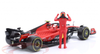 1/24 BBurago 2023 Formula 1 Carlos Sainz Ferrari SF-23 #55 Car Model with Figure