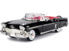 1/18 Motormax 1958 Chevrolet Chevy Impala Convertible Black with Red Interior "Timeless Classics" Diecast Car Model