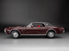 1/18 Sunstar 1968 Mercury Cougar XR7G (Black Cherry Red) Diecast Car Model