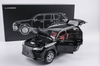 1/18 LCD Model Lexus LX600 (Black) Full Open Diecast Car Model