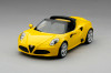 1/18 TSM Top Speed Alfa Romeo 4C Spider Giallo Prototipo (Yellow) Resin Car Model