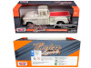 1955 Chevrolet 3100 Stepside Pickup Truck Cream with White Interior "Timeless Legends" Series 1/24 Diecast Model Car by Motormax