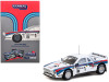 1/64 Tarmac Works 1983 Lancia 037 Rally Rally Monte Carlo Winner W. Rohrl, C. Geistdorfer Diecast Model Car & Trading Cards Combo Set