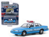 1993 Ford Crown Victoria Police Interceptor "New York City Police Dept" (NYPD) (New York City, New York) Light Blue with White Top "Hot Pursuit" Series 33 1/64 Diecast Model Car by Greenlight