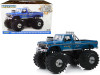 1/18 Greenlight 1974 Ford F-250 Ranger XLT Monster Truck Blue "Bigfoot #1" with 66-Inch Tires "Kings of Crunch" Series Diecast Car Model