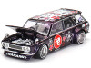 OPEN BOX 1/64 Kaido House & Mini GT Datsun Kaido 510 Wagon Hanami V3 (Magic Purple) Diecast Car Model