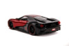 1/24 Jada 2017 Ford GT with Miles Morales Diecast Figurine "Spider Man" "Marvel" Series Diecast Car Model