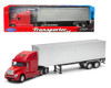 1/32 Welly Freightliner Columbia Container (Red with Silver Box Trailer) Transporter Diecast Model
