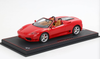 1/18 BBR Ferrari 360 Modena Spider (Rosso Corsa Red with Beige Interior) Car Model