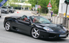 1/18 BBR Ferrari 360 Modena Spider (Gloss Black with Bordeaux Interior) Car Model