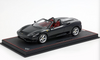 1/18 BBR Ferrari 360 Modena Spider (Gloss Black with Bordeaux Interior) Car Model