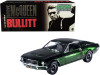 1/18 Greenlight 1968 Ford Mustang GT (Green Chrome Edition) Steve McQueen "Bullitt" (1968) Movie Diecast Car Model