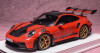 1/18 Ivy Merit Porsche 911 992 GT3 RS Weissach Package (Red with Gold Wheels) Car Model Limited 16 Pieces